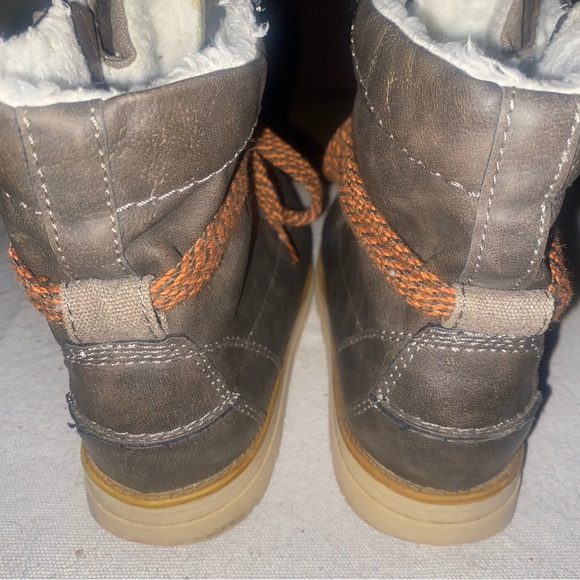 Mad Love Women's Wanda Shearling Style Boots Size 7.5 Brown Ankle Boot - Picture 5 of 6